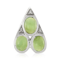 Imperial Chrysoprase Silver Pendant