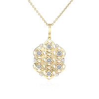 9K I1 (I) Diamond Gold Necklace (Ornaments by de Melo)