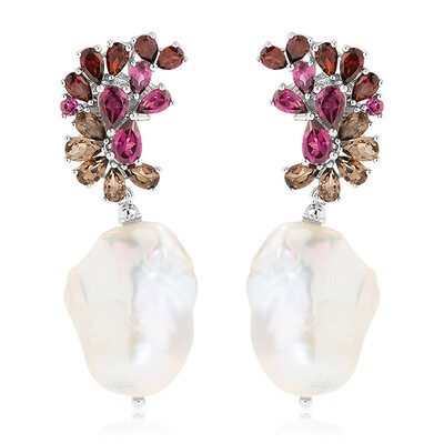 Freshwater pearl Silver Earrings (Dallas Prince Designs)