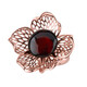 Cherry Baltic Amber Silver Ring (dagen)