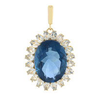 Colour Change Fluorite Silver Pendant