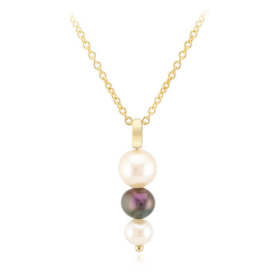 White Freshwater Pearl Silver Necklace