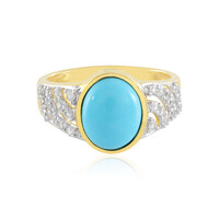 Sleeping Beauty Turquoise Silver Ring