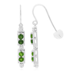 Russian Diopside Silver Earrings (Remy Rotenier)