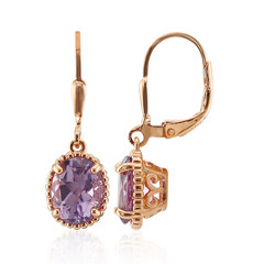 Bolivian Amethyst Silver Earrings