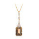 14K Sunstone Gold Necklace (CIRARI)