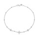 White Topaz Silver Bracelet