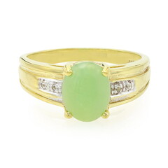 Imperial Chrysoprase Silver Ring