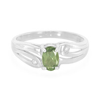 Russian Apatite Silver Ring