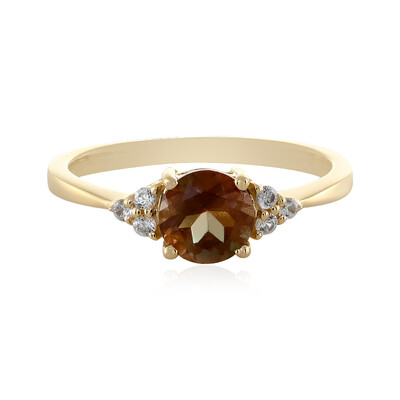 9K Oregon Sunstone Gold Ring