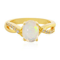 Welo Opal Silver Ring