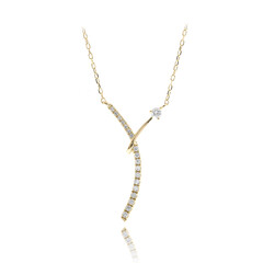 14K I1 (H) Diamond Gold Necklace (CIRARI)