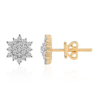 9K SI1 (G) Diamond Gold Earrings