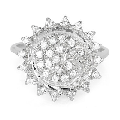 Zircon Silver Ring