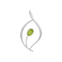 Arizona Peridot Silver Pendant