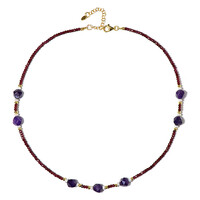 Amethyst Silver Necklace