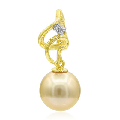 9K Golden South Sea Pearl Gold Pendant (TPC)