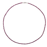 Madagascar Ruby Silver Necklace