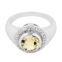 Citrine Silver Ring