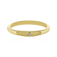 I3 (H) Diamond Silver Ring