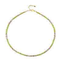 Peridot Silver Necklace