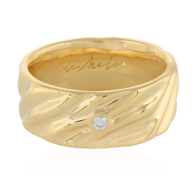 9K SI Diamond Gold Ring (de Melo)