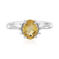 Citrine Silver Ring