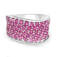 Ruby Silver Ring