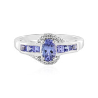 Tanzanite Silver Ring