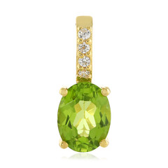 Peridot Silver Pendant