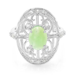 Imperial Chrysoprase Silver Ring