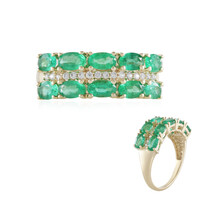 9K Ethiopian Emerald Gold Ring