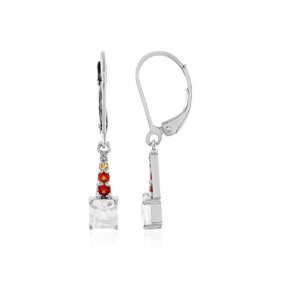 Zircon Silver Earrings