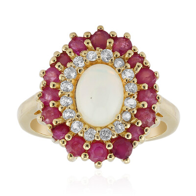 Welo Opal Silver Ring