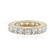 9K White Sapphire Gold Ring (de Melo)