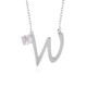 Rainbow Moonstone Silver Necklace