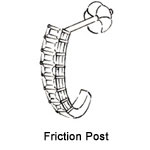 Friction post