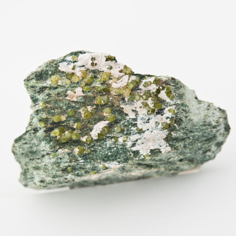 Demantoid rough gemstone