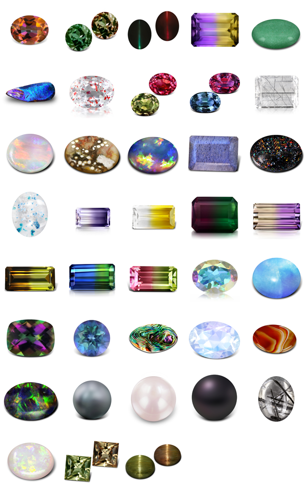 Gemstones by Color: Color Guide for Gemstones, All Colors